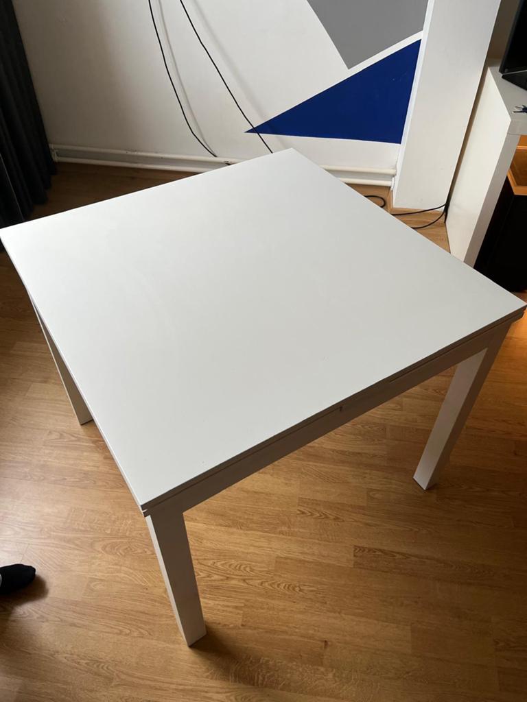 Ikea tafel wit, Ophalen, Gebruikt, 50 tot 100 cm, 150 tot 200 cm