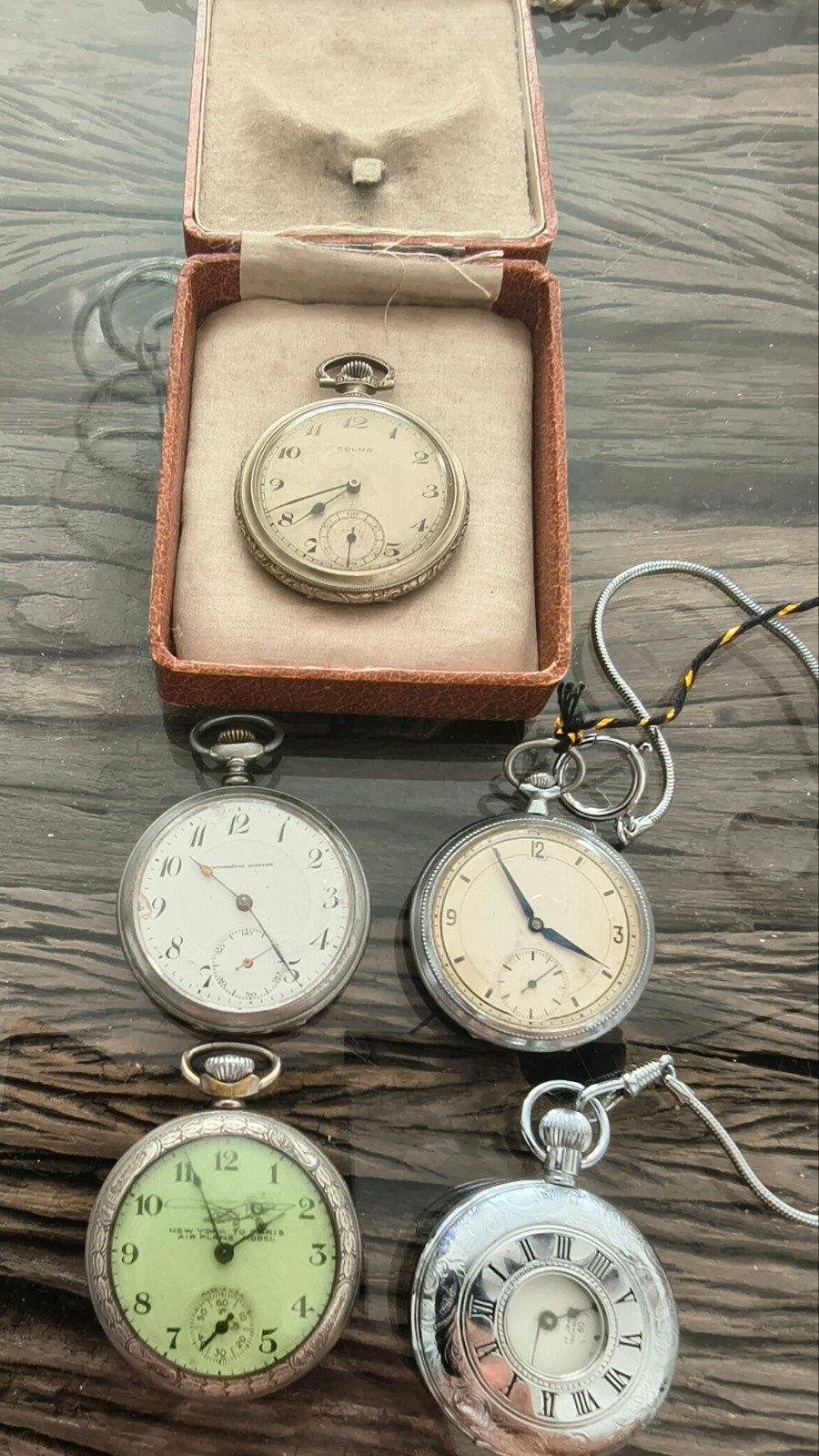 5 zakhorloges, Sieraden, Tassen en Uiterlijk, Horloges | Antiek, Ophalen of Verzenden, Staal, Overige merken