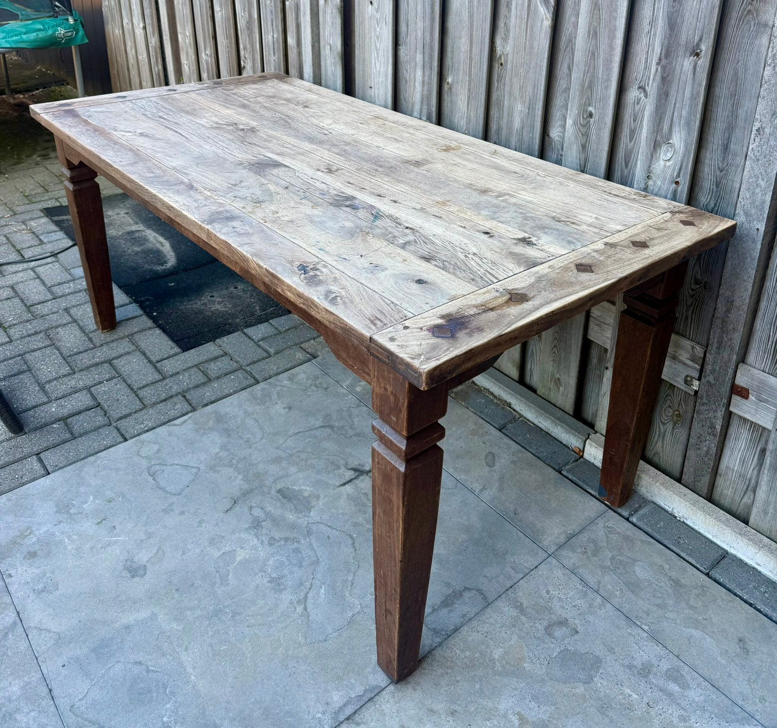 Eettafel 185x90, Huis en Inrichting, Tafels | Eettafels, Ophalen, Gebruikt, 50 tot 100 cm, 150 tot 200 cm