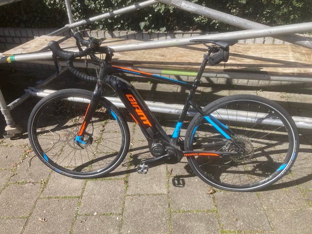 Giant road e pro elektrische racefiets (maat l) 1400 km., Ophalen, Zo goed als nieuw, Meer dan 20 versnellingen, Giant
