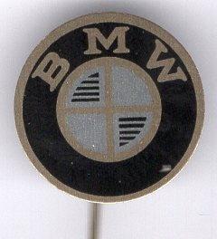 BMW blik auto speldje 18 mm ( A_111 ), Verzenden, Zo goed als nieuw, Transport, Speldje of Pin