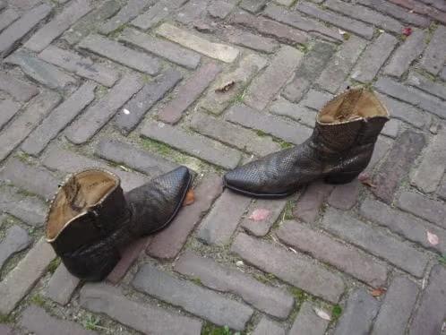 GRATIS VERZENDEN STOERE KLEURRIJKE LEREN SENDRA LAARZEN 37, Overige kleuren, Verzenden, Lage of Enkellaarzen, Zo goed als nieuw