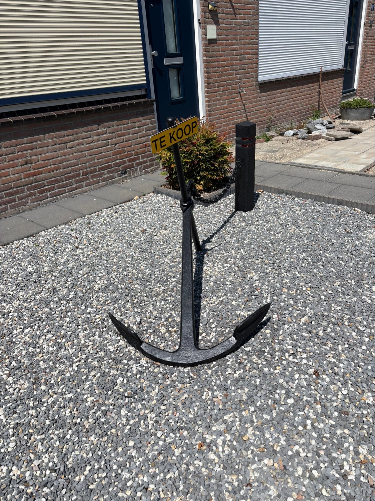 Scheeps anker(decoratief), Ophalen, Zo goed als nieuw