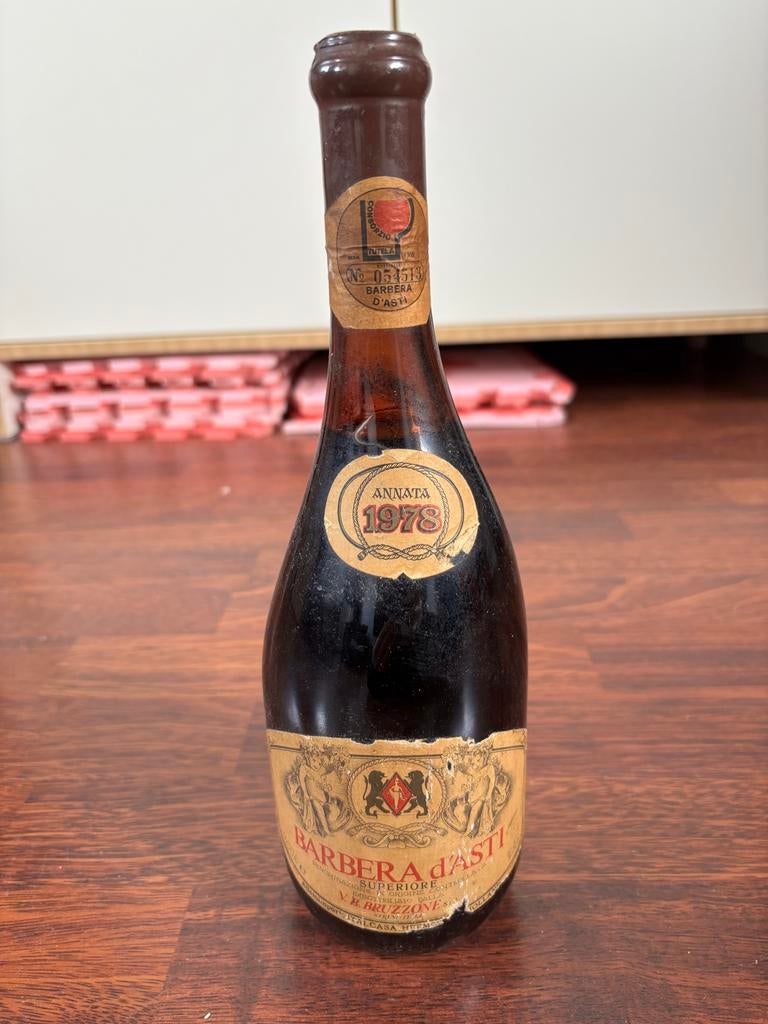 Vintage Barbera d'Asti Rode Wijn 1978 - Annata, Ophalen, Gebruikt, Italië, Rode wijn
