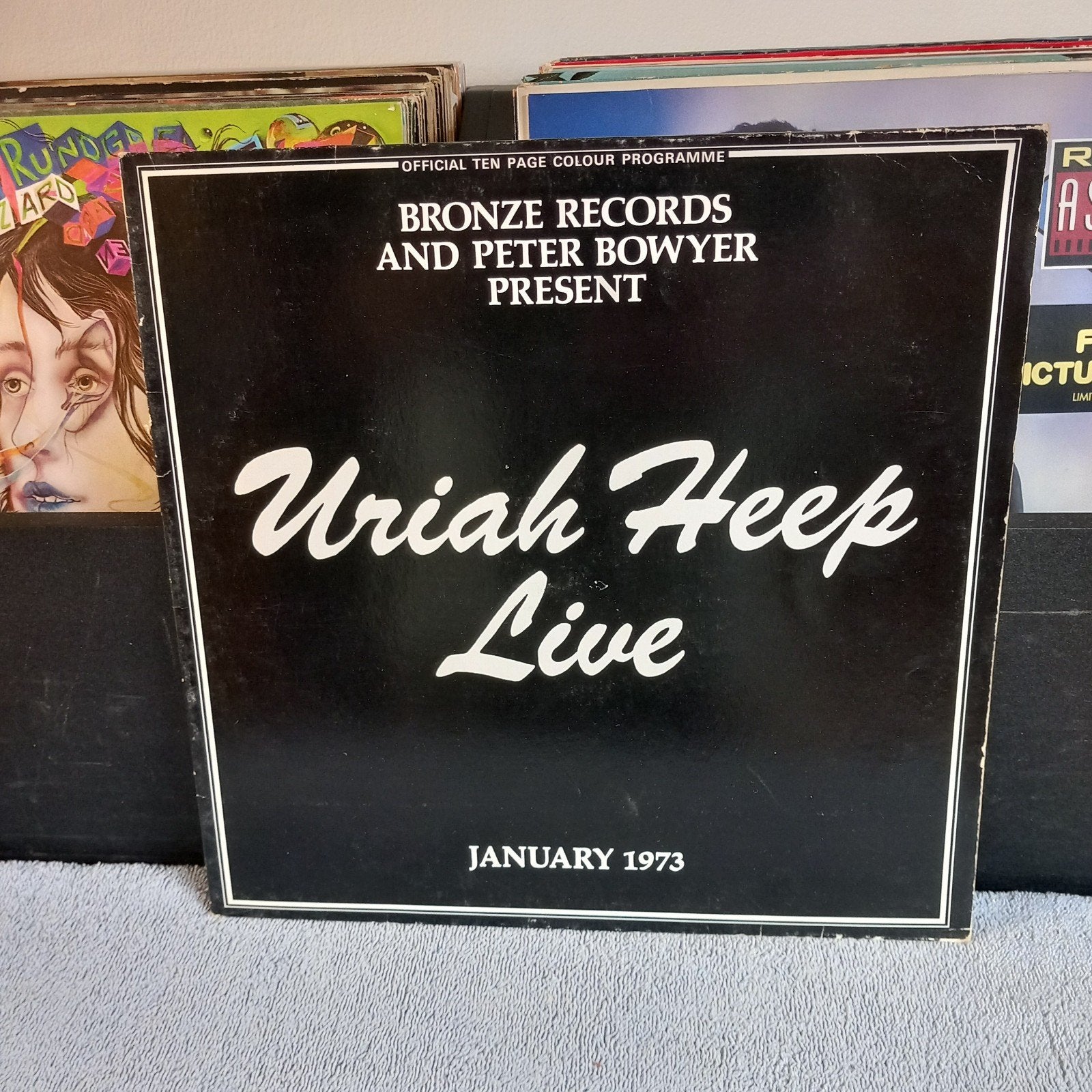 lp uriah heep live 2lp, Ophalen of Verzenden, Gebruikt, 12 inch