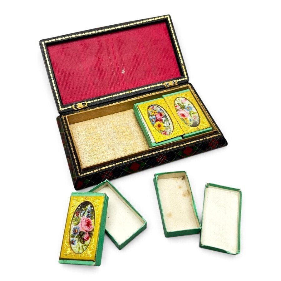 Twee tartanware objecten, ruitpatroon: McIntosh, Antiek en Kunst, Ophalen of Verzenden