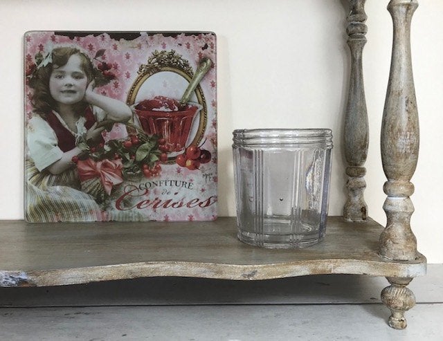 Antieke Franse zware confiture pot