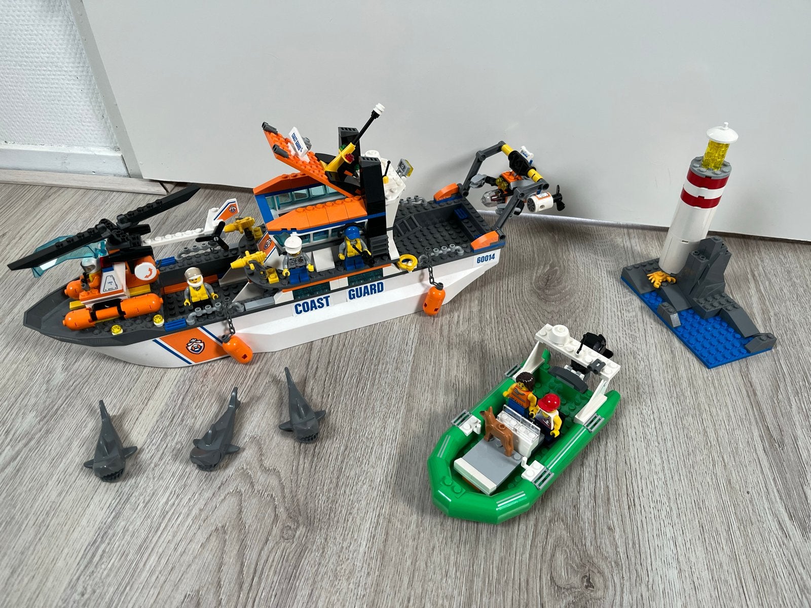 Lego 60014 Coast Guard Patrouilleboot - Drijft echt!, Ophalen of Verzenden, Gebruikt