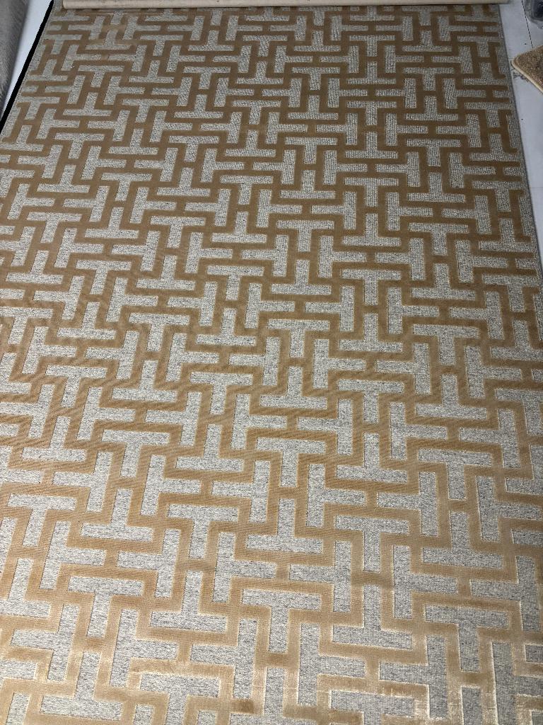 vloerkleed Chiara Musterd  200x290 cm van €398-, voor €225-,, Grijs, Brinker Carpets, Ophalen of Verzenden, 200 cm of meer