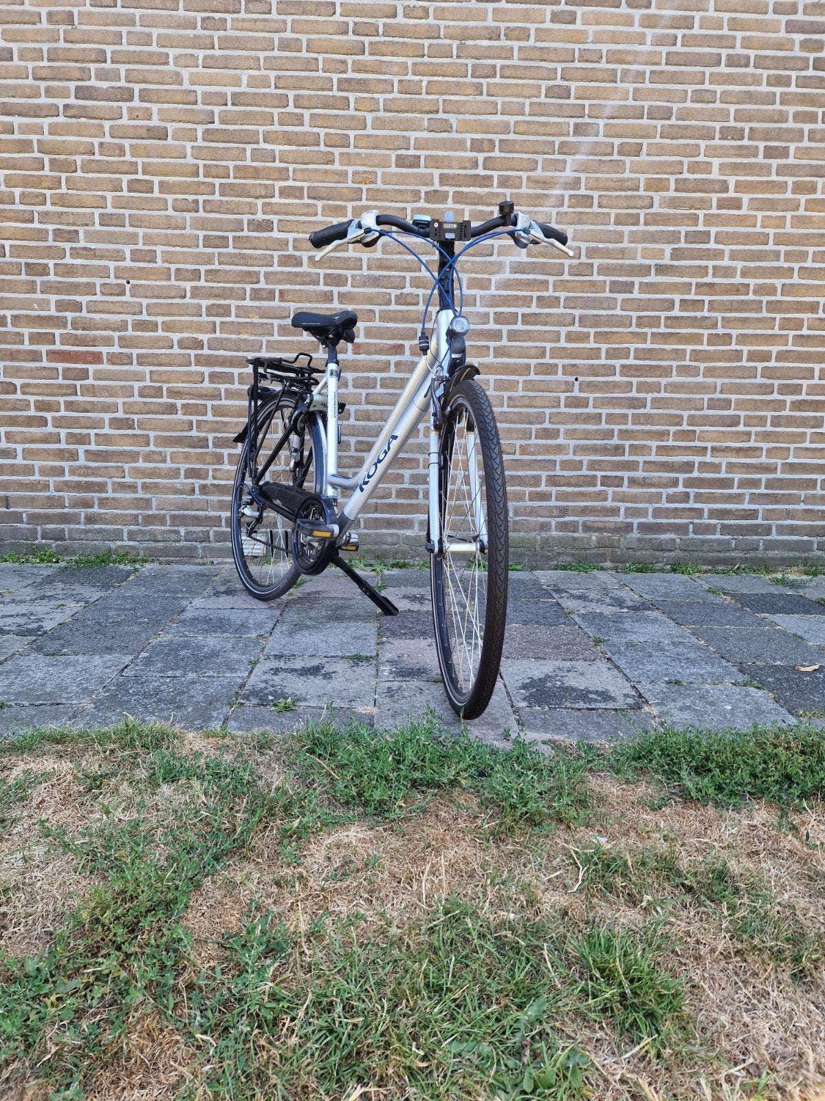 Koga Damesfiets - Zilver - Framehoogte 53 cm, Velgrem, Versnellingen, Ophalen, Overige merken