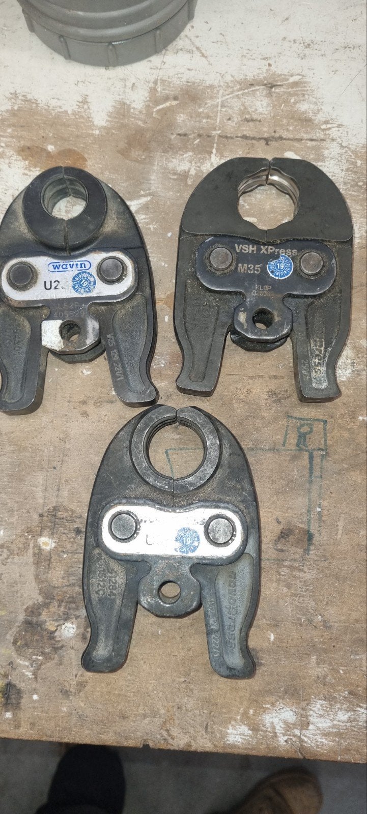 Novopress Persbekken Set: U32, U25, VSH M35, Ophalen, Gebruikt