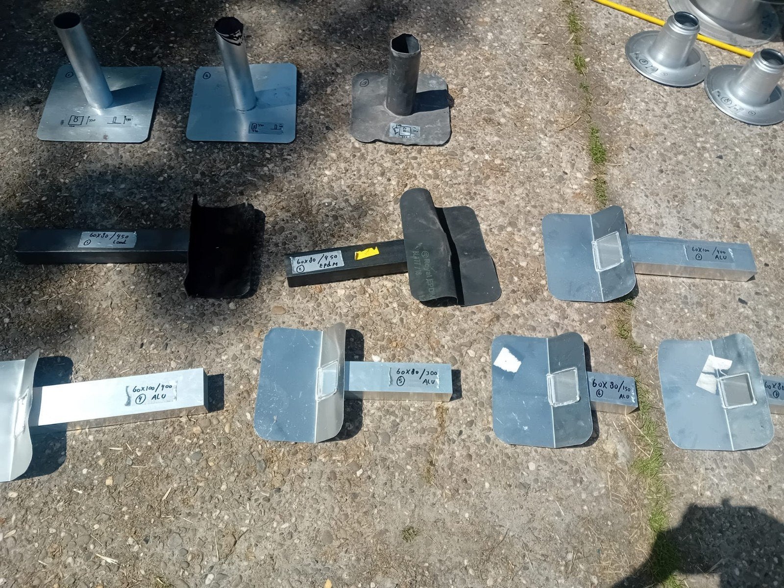 Kiezelbak, stadsuitloop, onderuitloop alu, lood en epdm, Afvoer, Ophalen of Verzenden, Minder dan 2 meter, 80 mm of meer