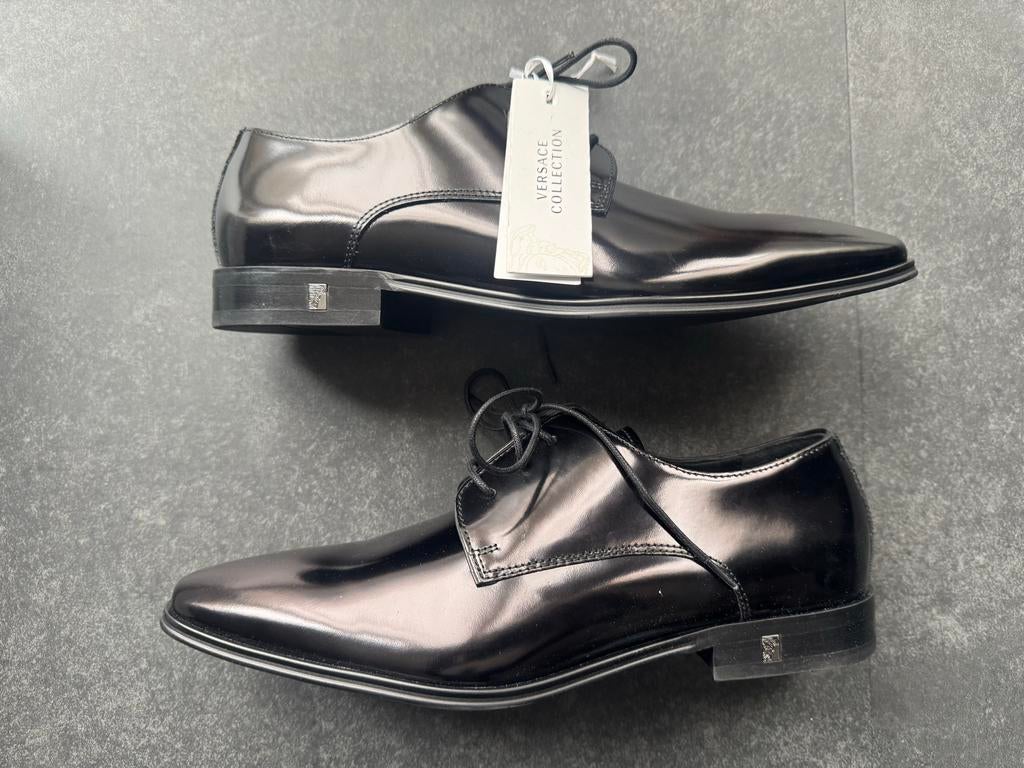 Versace Collection Nette Schoenen Zwart Maat 42 Nieuw, Ophalen of Verzenden, Nieuw, Zwart, Veterschoenen