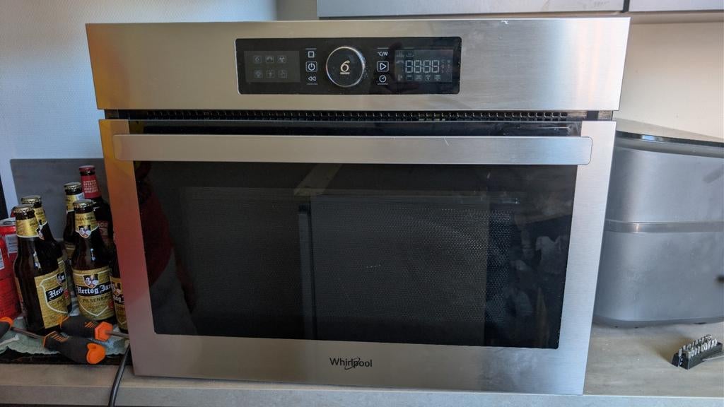 Whirlpool Inbouw Oven met Magnetronfunctie en Grill, Ophalen, Gebruikt, Inbouw