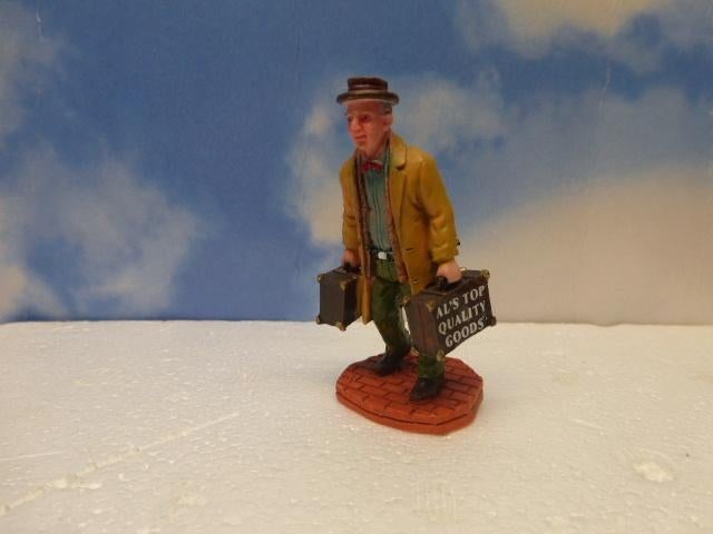 lemax Traveling salesman kerstdorp poppetje figurine beeldje, Diversen, Kerst, Ophalen of Verzenden, Zo goed als nieuw