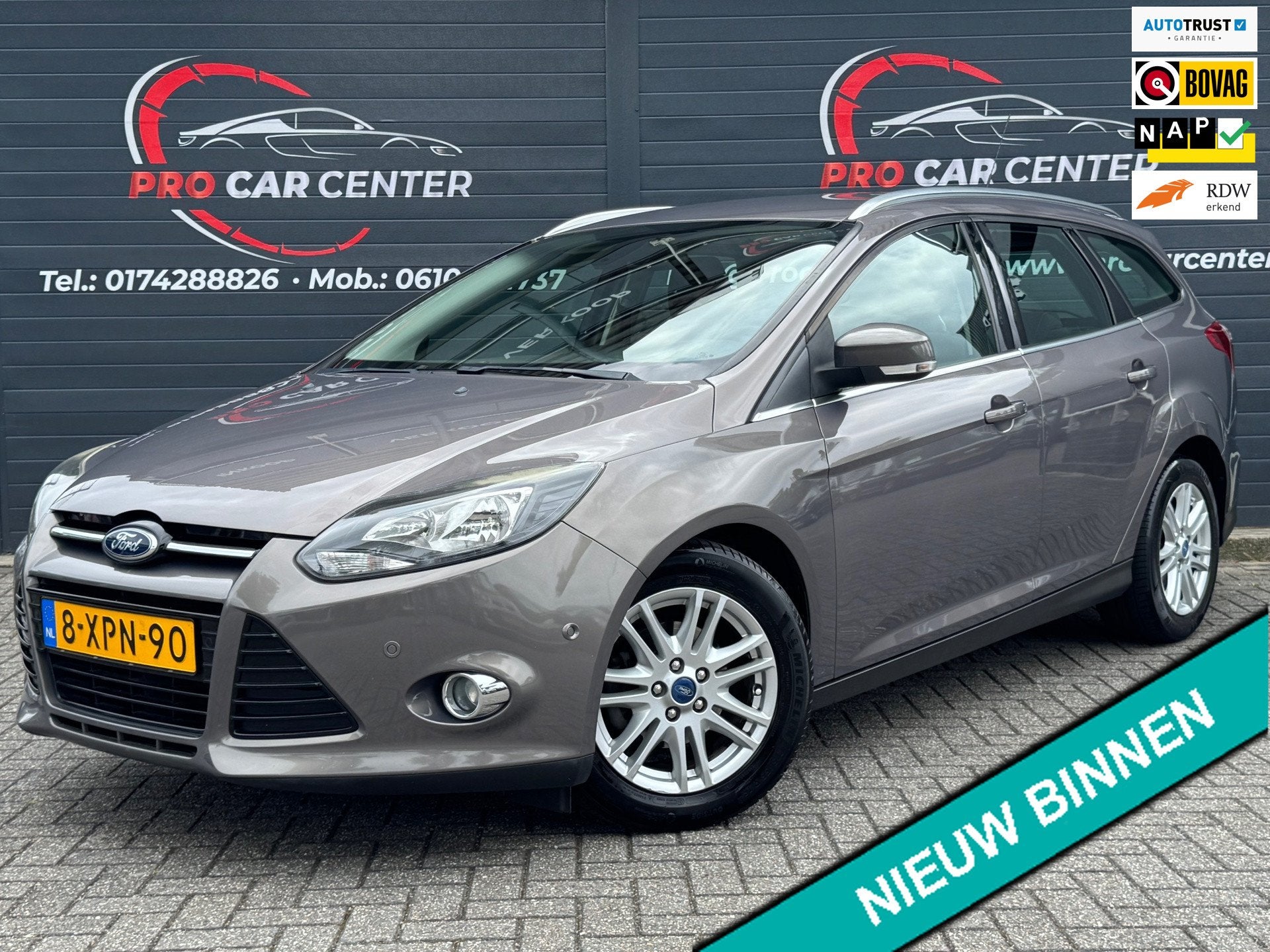 Ford Focus Wagon 1.0 EcoBoost Edition Plus CIMATE | CRUISE |, Gebruikt, Bruin, Origineel Nederlands, Handgeschakeld