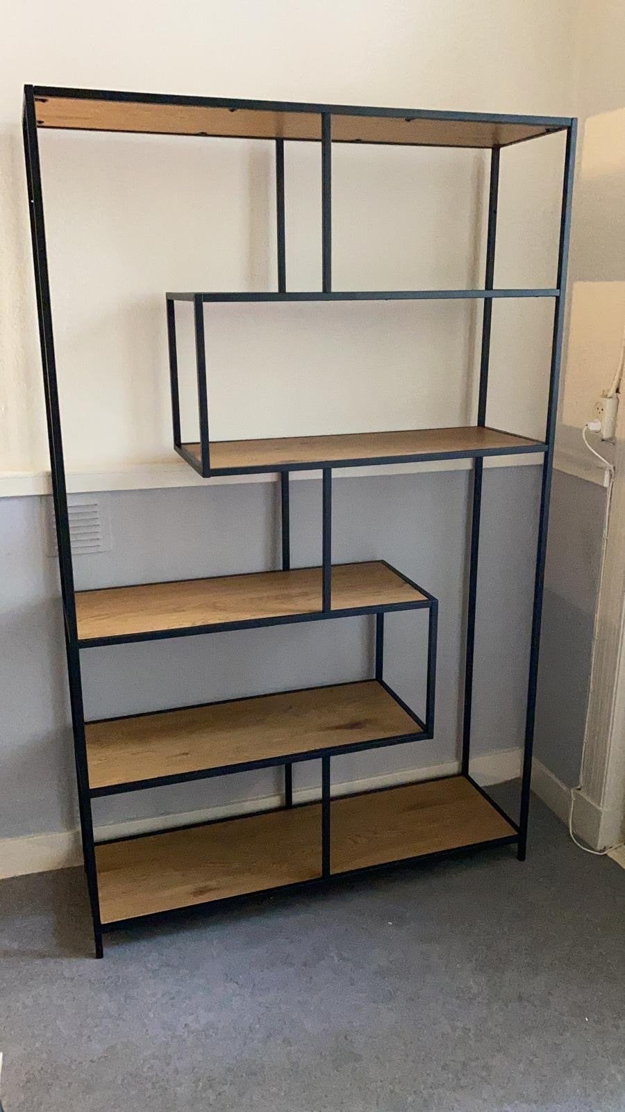 Grote wandkast Seaford - Westwing, Ophalen, 100 tot 150 cm, Eikenhout, Zo goed als nieuw