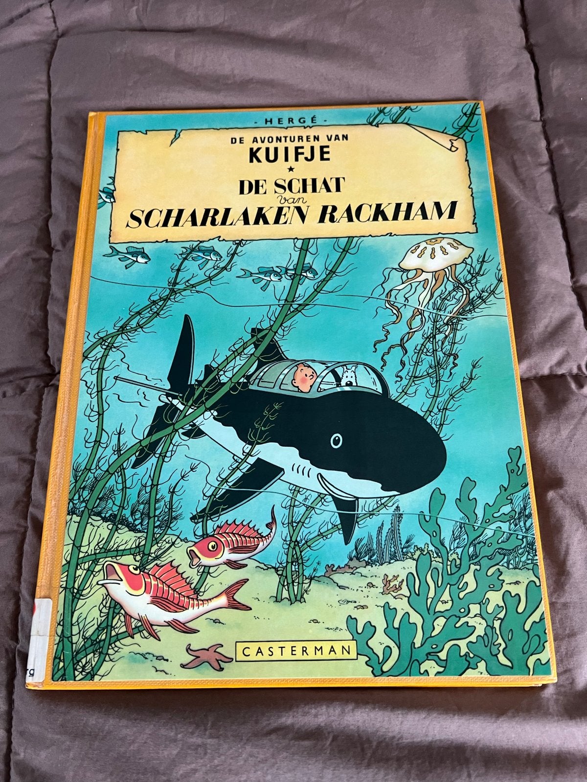 Kuifje: De Schat van Scharlaken Rackham & De Zwarte Rotsen, Boeken, Meerdere stripboeken, Ophalen of Verzenden, Gelezen