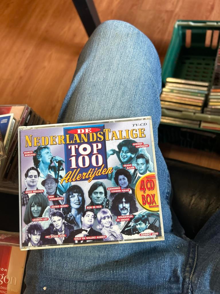 De Nederlandse Top 100 Allertijden - 4CD Box, Ophalen of Verzenden, Zo goed als nieuw, Levenslied of Smartlap