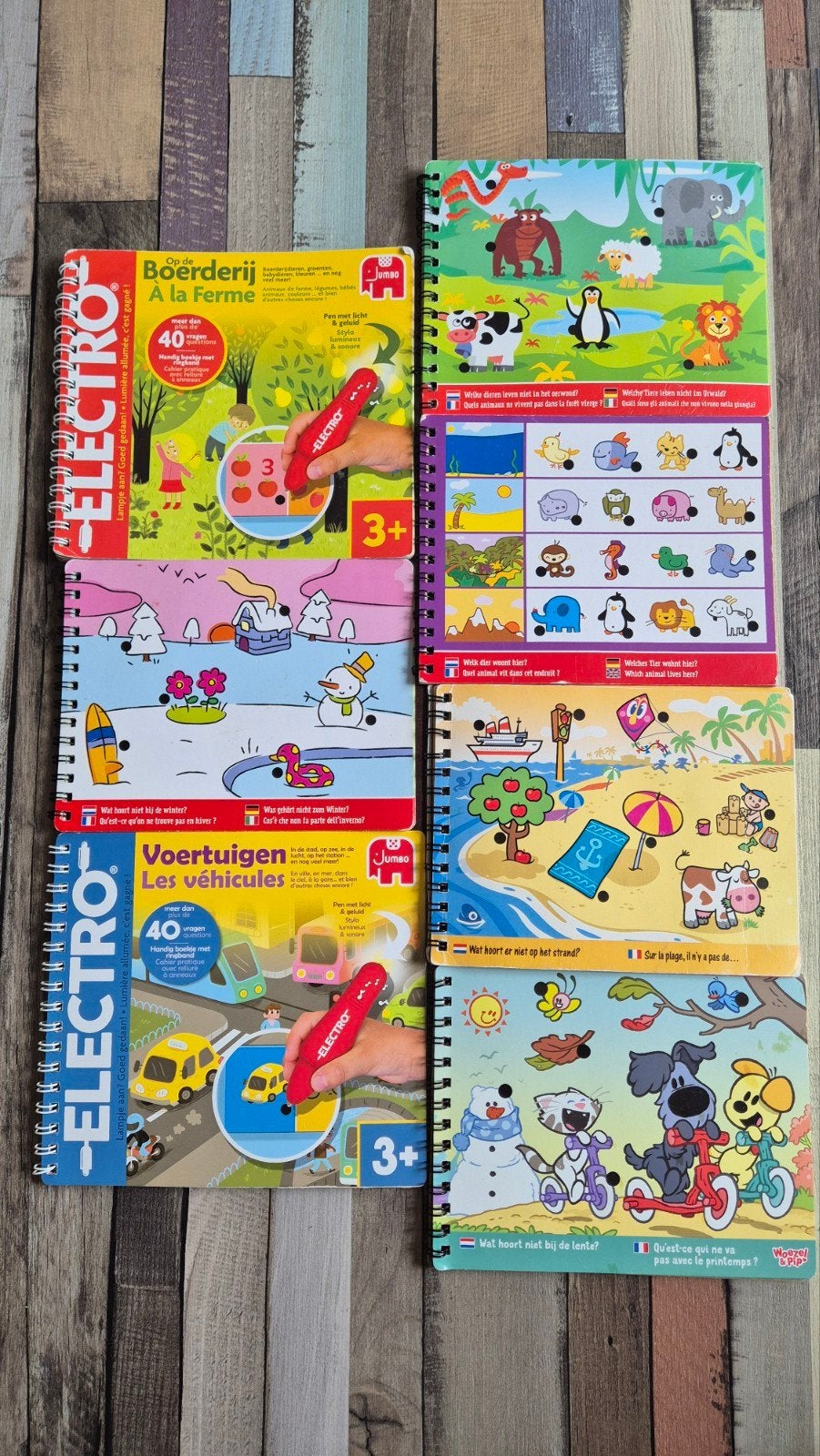 7 Jumbo Electro boekjes, Ophalen of Verzenden, Gebruikt, Puzzelen, Met licht
