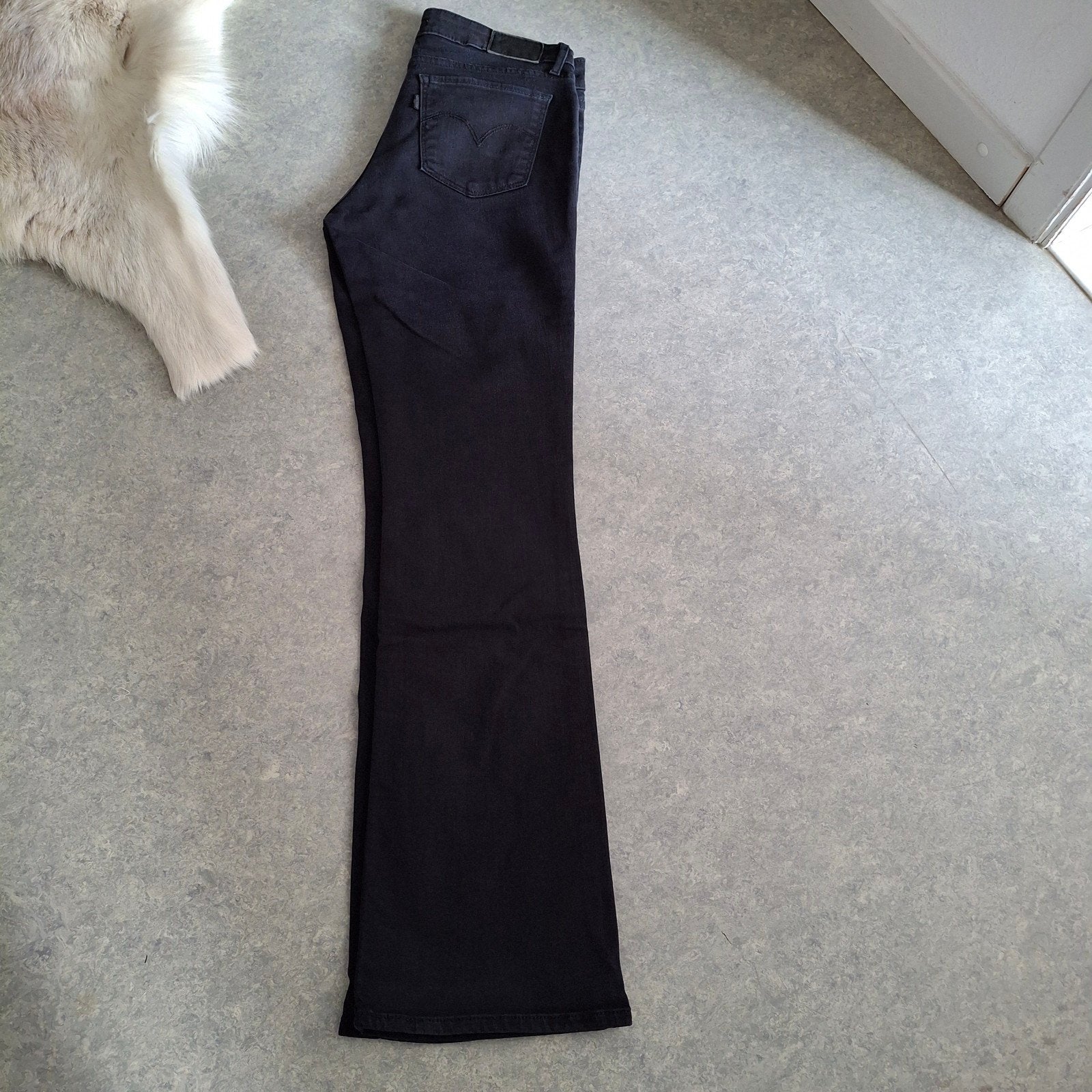 levis 715 bootcut maat 28 x 32, Zwart, Ophalen of Verzenden, Zo goed als nieuw, W28 - W29 (confectie 36)