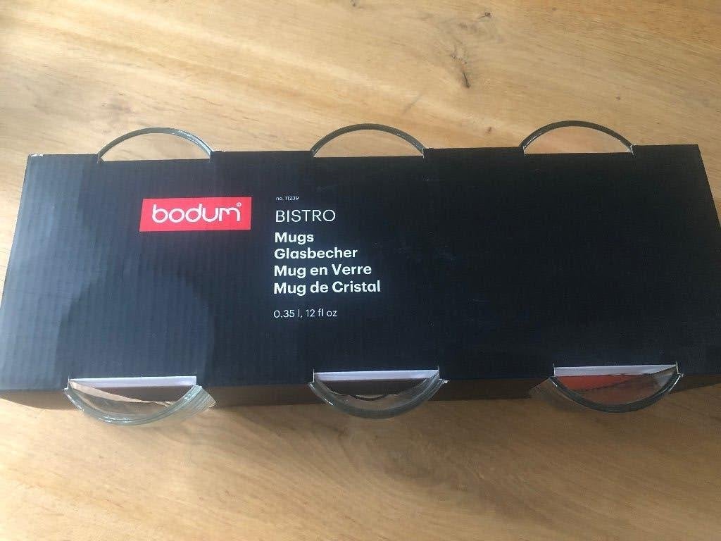 NIEUW 6x Theeglas Bodum Bistro Transparant 350 ml, Huis en Inrichting, Keuken | Servies, Ophalen, Glas of Glazen, Nieuw, Glas