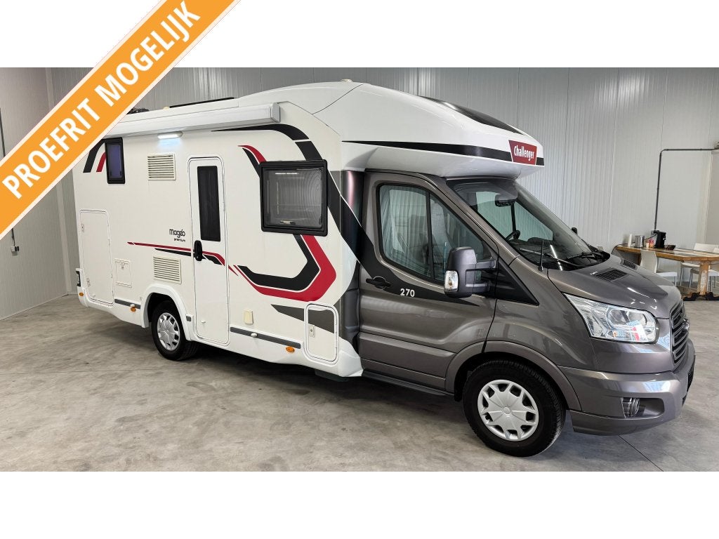 Challenger Mageo 270, Caravans en Kamperen, Campers, Chemisch toilet, Ringverwarming, Bedrijf, Overige merken