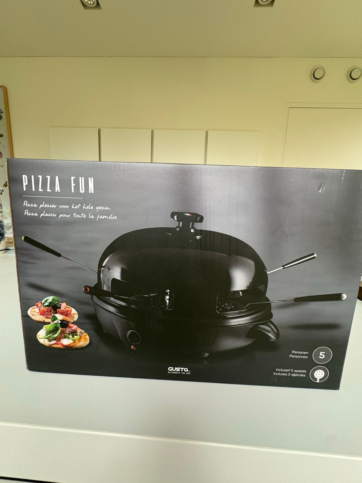 Gusta Pizza Fun Pizzaoven - Ø30x19cm NIEUW, Ophalen of Verzenden, Nieuw