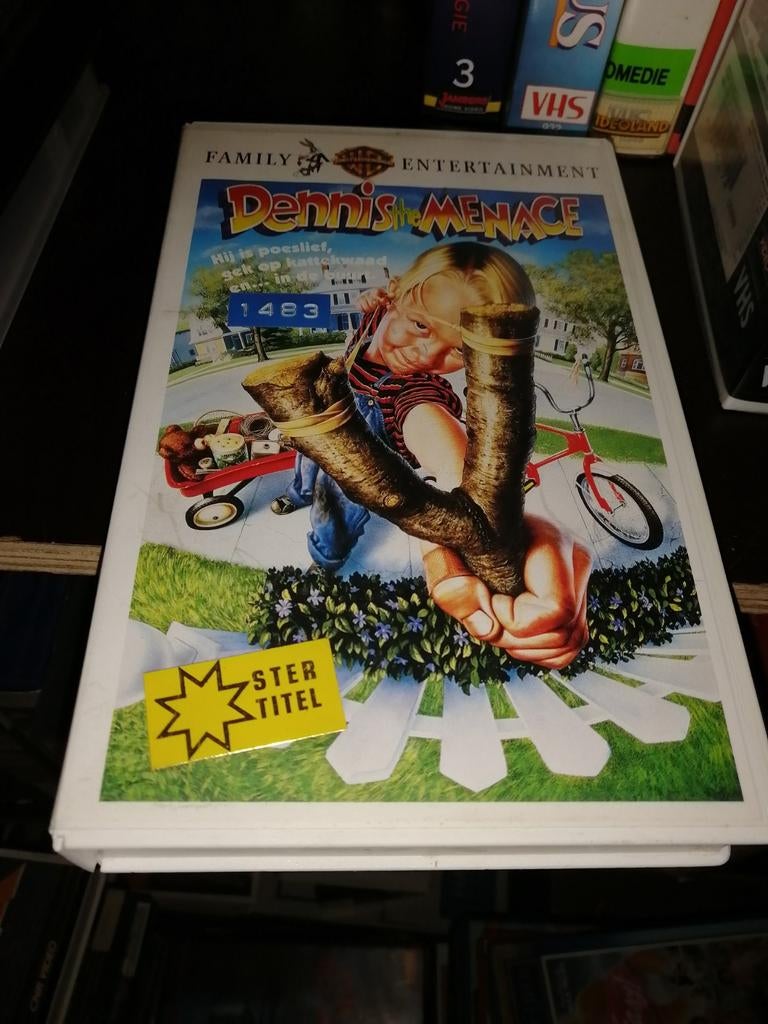 VHS ex-rental - Dennis The Menace, Vanaf 16 jaar, Ophalen of Verzenden, Gebruikt, Horror