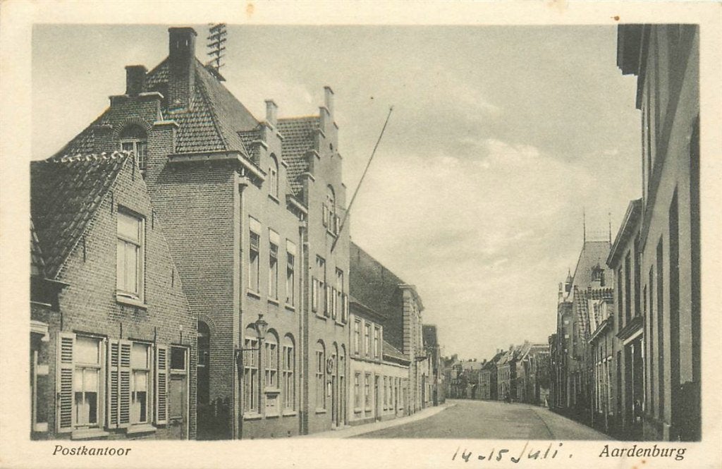 702-022-033 Aardenburg Postkantoor, Verzenden, Voor 1920, Zeeland