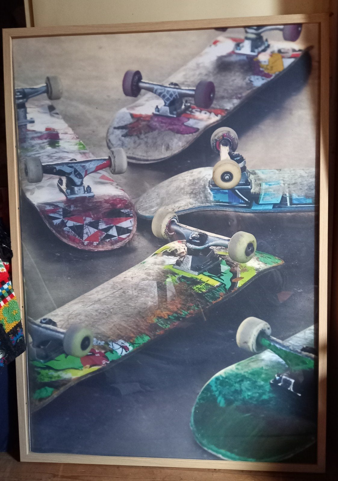 poster skateboard, Ophalen of Verzenden