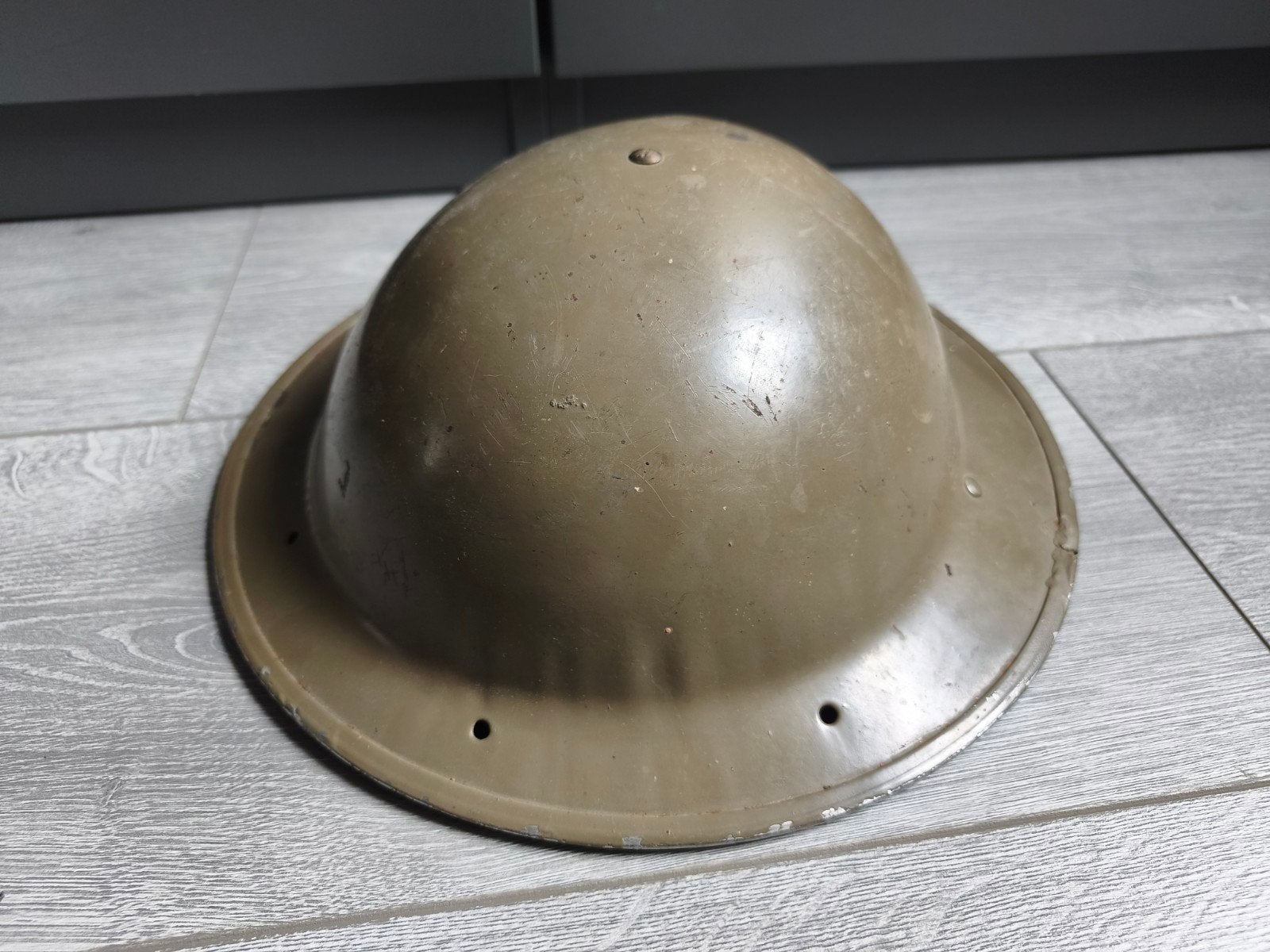 Zuid-Afrikaanse WW2 brodie helm, Verzamelen, Militaria | Tweede Wereldoorlog, Ophalen of Verzenden, Landmacht, Helm of Baret