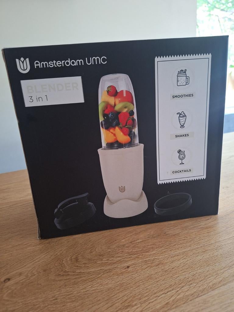 Amsterdam UMC Blender 3-in-1, Witgoed en Apparatuur, Blenders, Ophalen, Nieuw, Blender