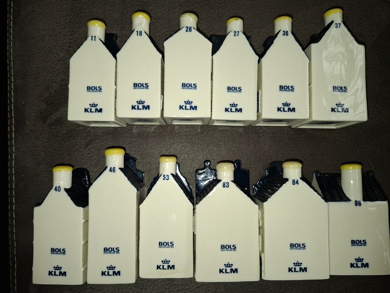 KLM huisjes  uitzoeken., Verzamelen, KLM Huisjes, Ophalen of Verzenden, Nieuw, 41 t/m 60, Gevuld