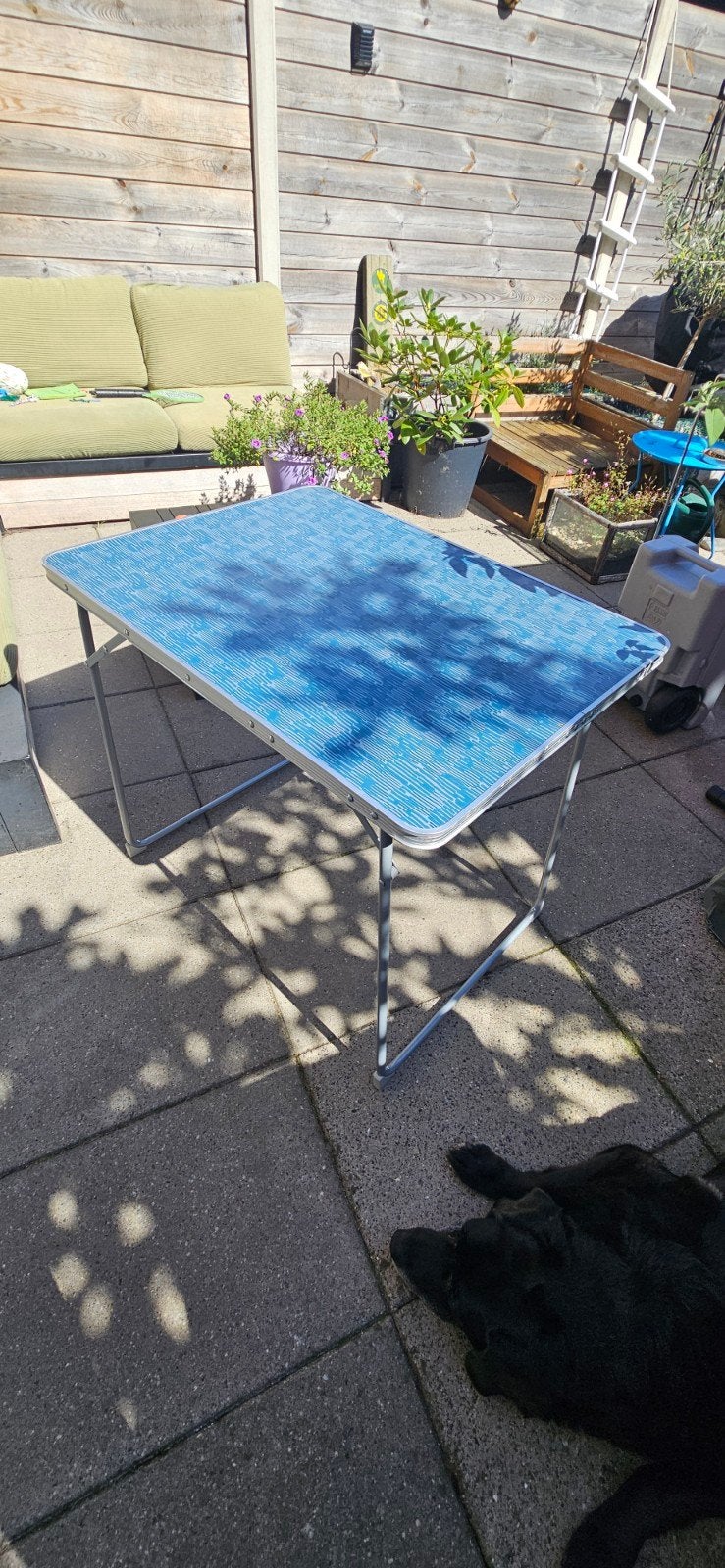 Opvouwbare campingtafel - 80x60 cm, Caravans en Kamperen, Ophalen, Gebruikt, Campingtafel