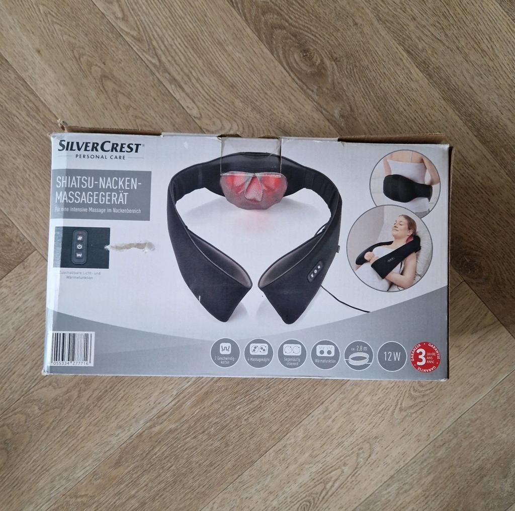 SILVERCREST PERSONAL CARE
Shiatsu nekmassagekussen, Sport en Fitness, Massageproducten, Ophalen of Verzenden, Nieuw, Apparaat
