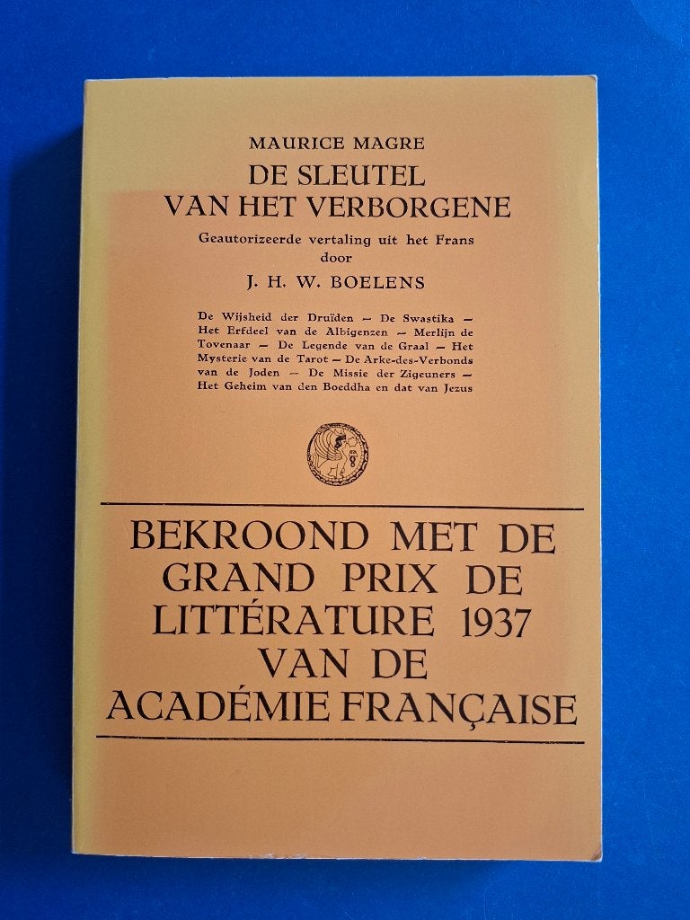 De sleutel van het verborgene * Maurice Magre, Verzenden, Zo goed als nieuw, Overige onderwerpen, Achtergrond en Informatie