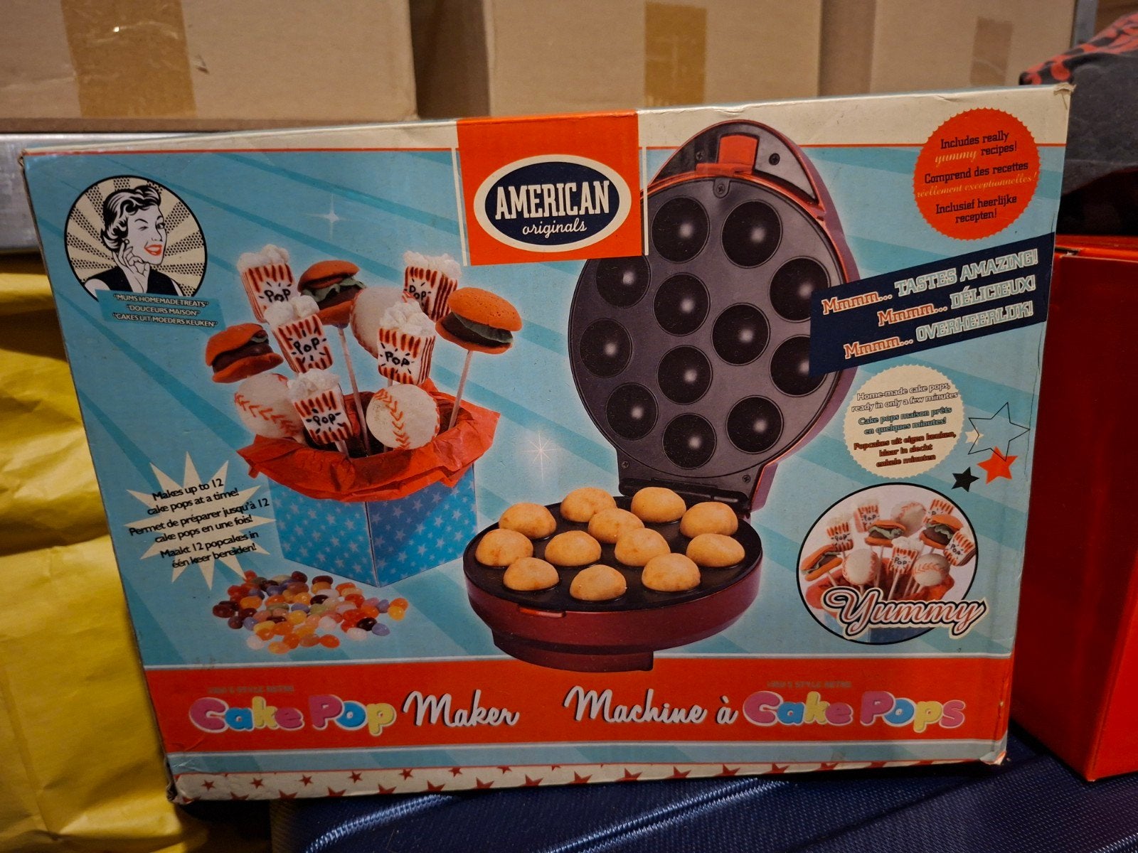 American Originals Cake Pop Maker - Maak 12 cake pops!, Overige typen, Ophalen of Verzenden, Nieuw, Overige merken