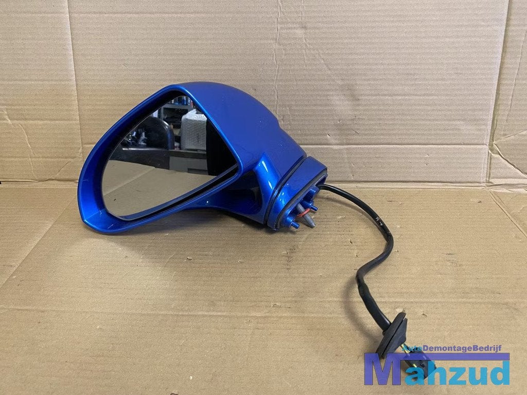 OPEL CORSA D OPC BLAUW Z291 Links spiegel buitenspiegel 2006, Auto-onderdelen, Spiegels, Gebruikt, Opel Automobile GmbH, Ophalen of Verzenden