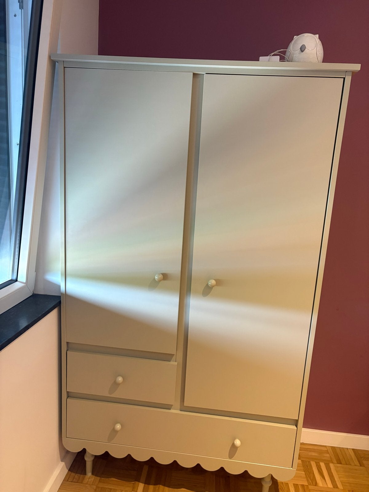 Wood Luck Babushka kast - Olijfgroen, Ophalen, Kast, 105 cm of meer, Zo goed als nieuw