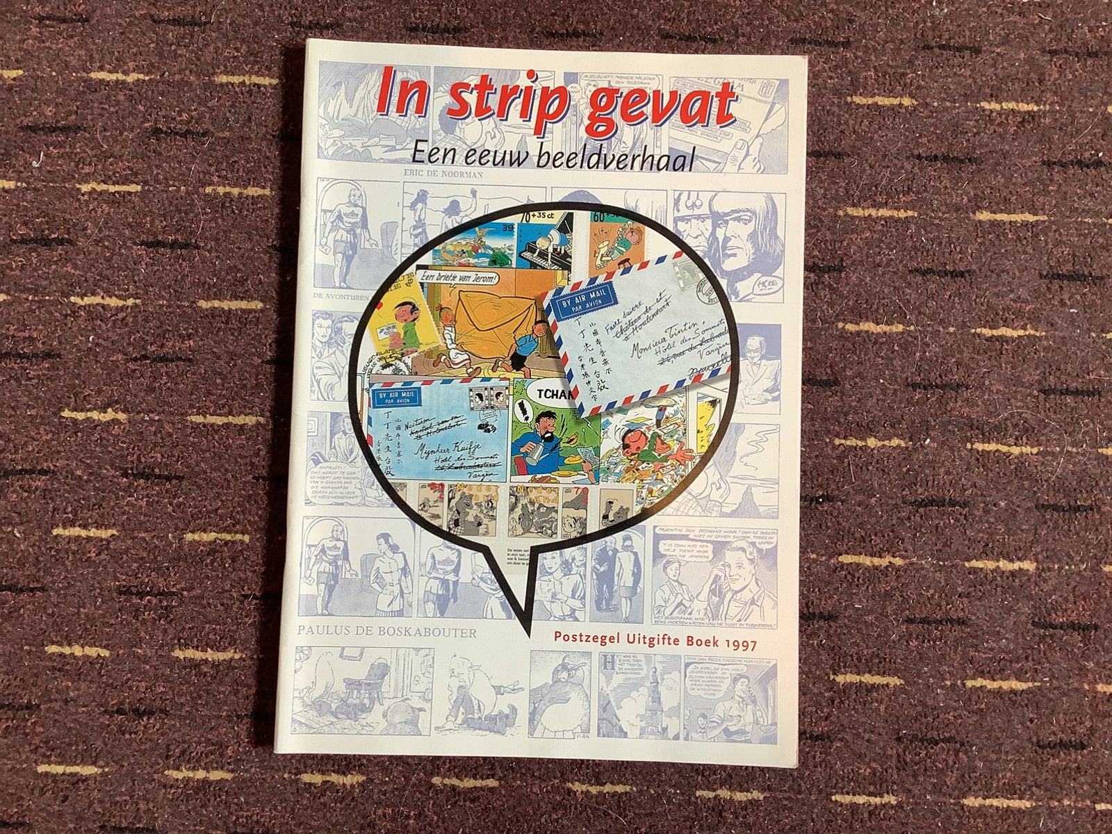 In Strip gevat - Reclame postzegel boekje PTT 1997 Z.g.a.n., Boeken, Eén stripboek, Ophalen of Verzenden, Zo goed als nieuw
