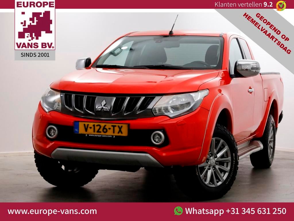 Mitsubishi L200 2.4 DI-D 180pk Club Cab Intense 4x4 High/Low, Auto's, Gebruikt, Euro 6, 4 cilinders, 181 pk