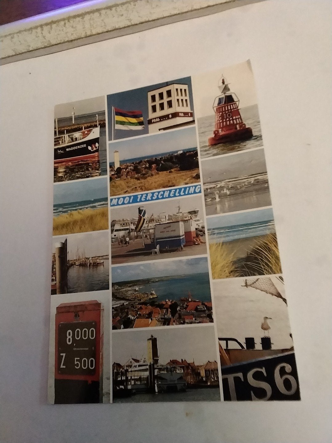 Ansichtkaart Terschelling - Mooie collage, Ophalen of Verzenden, 1980 tot heden, Gelopen, Waddeneilanden