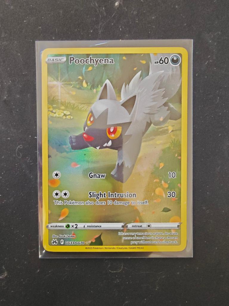 Poochyena GG33/GG70 Pokemon, Ophalen of Verzenden, Zo goed als nieuw, Losse kaart, Foil