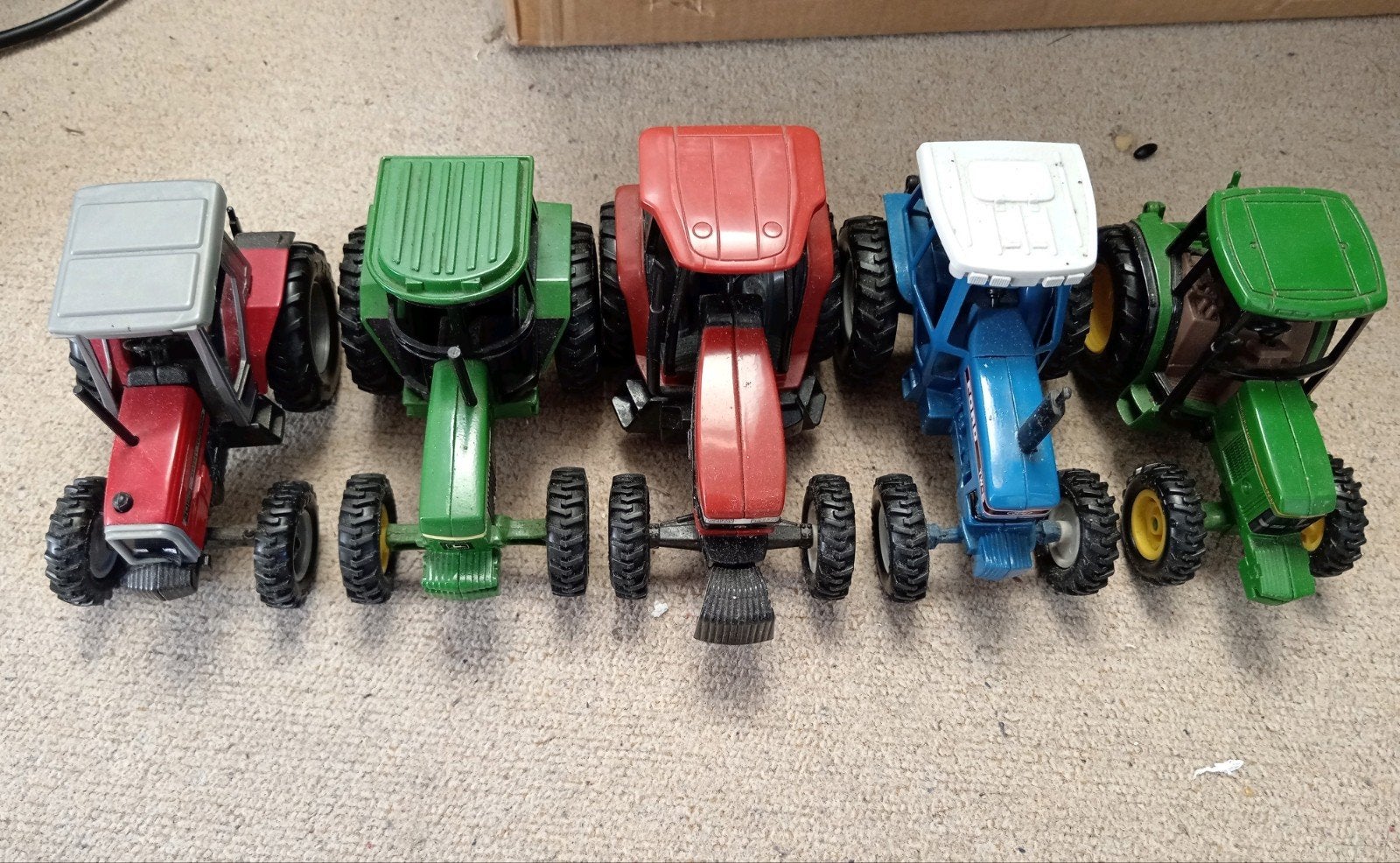 Partij ERTL & Britains tractoren trekkers, Hobby en Vrije tijd, Britains, Britains, Tractor of Landbouw, Ophalen of Verzenden