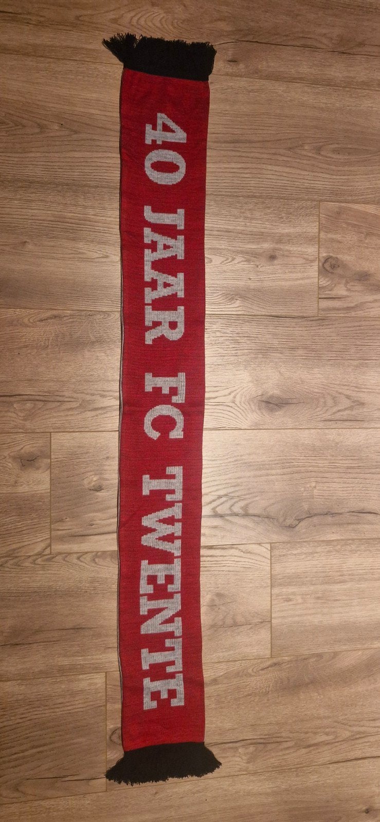 Sjaal fc twente 40 jaar 2005 vintage, Ophalen of Verzenden, Zo goed als nieuw, F.C. Twente, Vaantje of Sjaal
