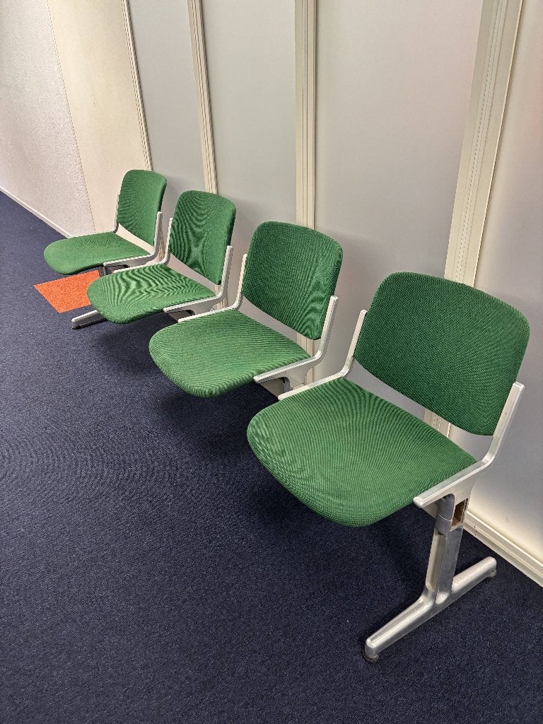 Castelli stoelen 4 groen, Huis en Inrichting, Stoelen, Ophalen, Gebruikt, Overige kleuren, Castelli