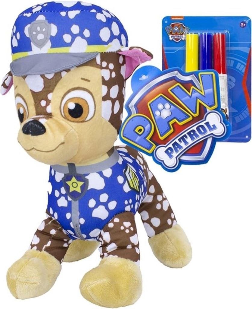 PAW Petrol inkleurknuffel pluche Chase (NIEUW met kaartjes, Ophalen of Verzenden, Nieuw, Hond