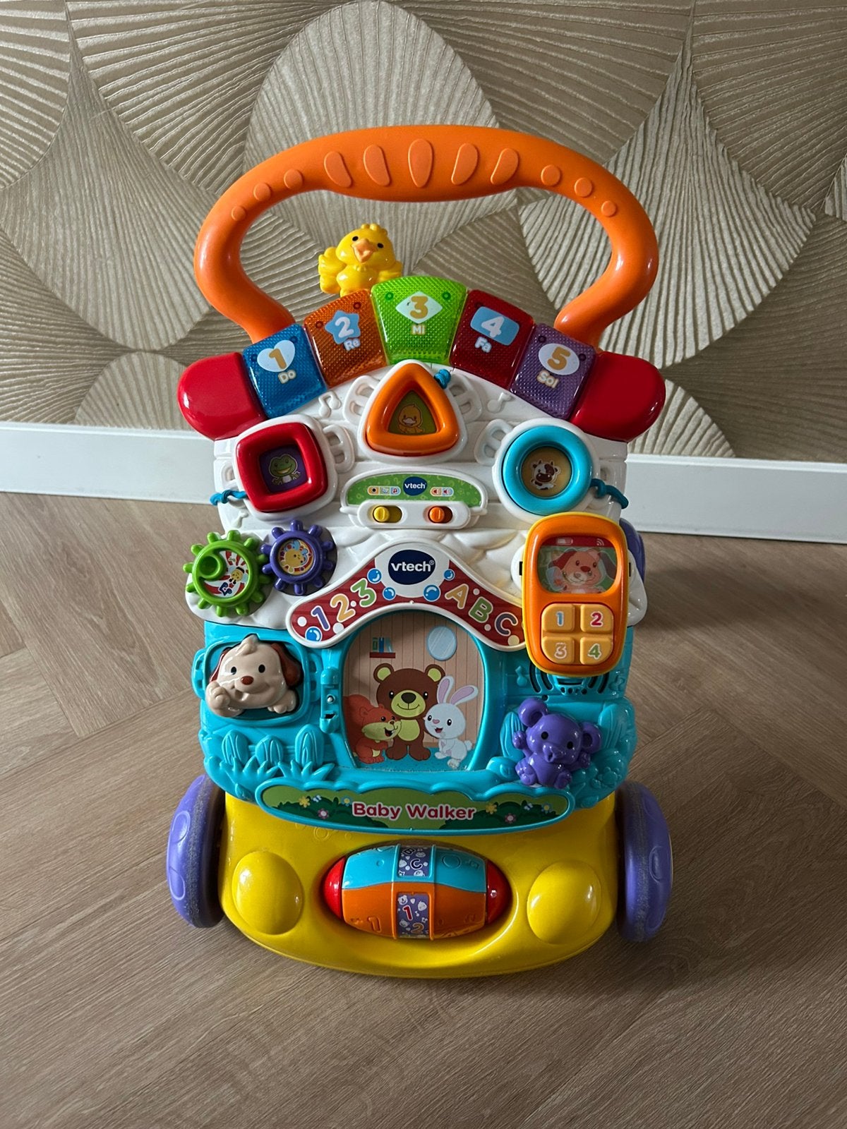 V-tech loopwagen, Kinderen en Baby's, Ophalen, Gebruikt, 6 maanden tot 2 jaar