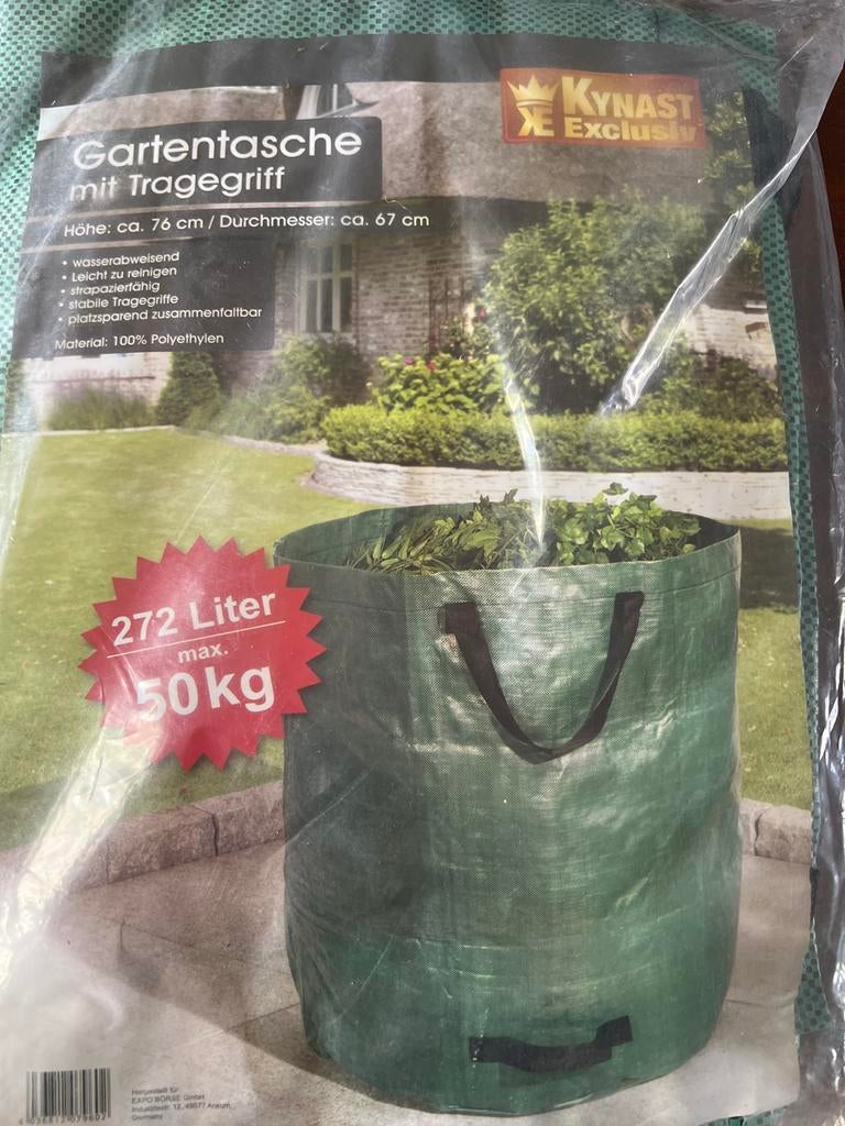Tuinafvalzak - 272 liter - Duurzaam - Herbruikbaar, Ophalen, Nieuw